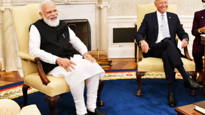 अमेरिकी राष्ट्रपति जो बाइडेन और भारतीय प्रधानमंत्री नरेंद्र मोदी के बीच पहली मुलाकात हुई. अपनी पहली यात्रा में बाइडेन ने 'इंडिया कनेक्शन' (India Connection) के बारे में बताया.