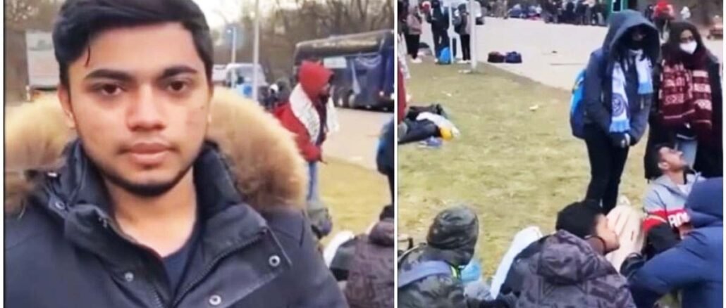 धक्कादायक! युक्रेन-पोलंड सीमेवर भारतीय विद्यार्थ्यांना बेदम मारहाण l Beating with Indian students in Ukraine Poland border amid war with Russia