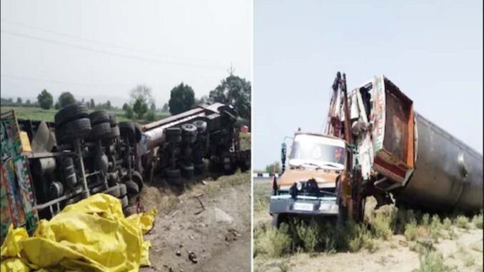 दुधाच्या ट्रकचा आणि टेम्पोचा भीषण अपघात, 5 जणांचा जागीच मृत्यू : खान्देशातील दुर्दैवी घटना l Milk tanker and tempo collied on each other 5 killed on spot Muktainagar Jalgaon
