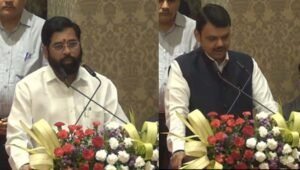 पुन्हा ट्विस्ट! देवेंद्र फडणवीस उपमुख्यमंत्री, एकनाथ शिंदे मुख्यमंत्री; राज्यात 'शिंदे सरकार' l Eknath Shinde takes oath as Maharashtra Chief Minister, Fadnavis as Deputy Chief Minister